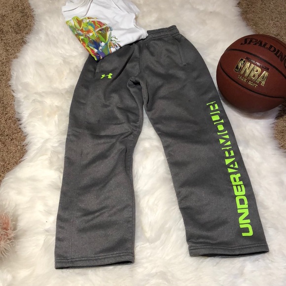 under armour storm pants red kids